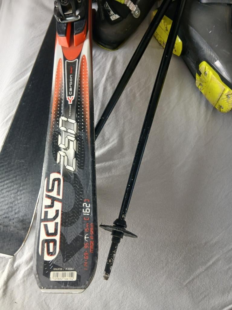 Ski Set Rossignol Actys 250 - Complete Set of in delen, 140 tot 160 cm, Gebruikt, Rossignol, Ophalen of Verzenden