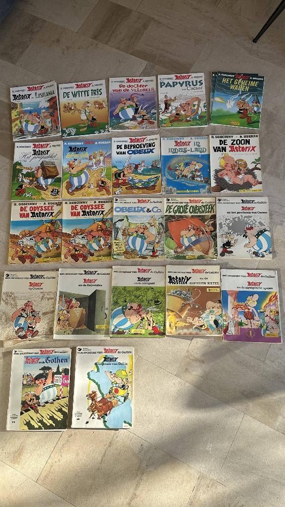 Asterix en Obelix, diverse albums, Boeken, Stripboeken, Gelezen, Meerdere stripboeken, Ophalen
