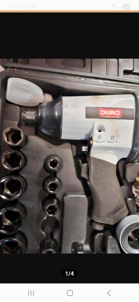 Duro Moer Slag Set - Krachtige Slagmoersleutel, Ophalen of Verzenden, Gebruikt, Universele onderdelen