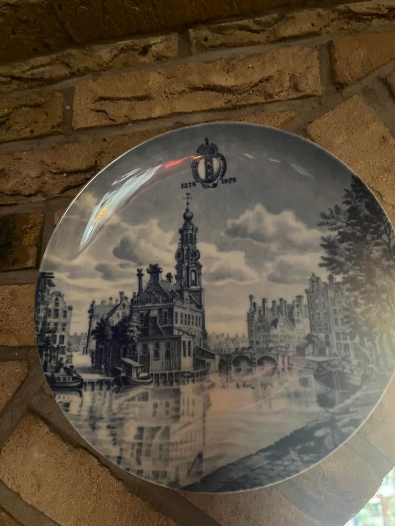 3 Amsterdamse bordjes Fock & Meltzer, Ophalen of Verzenden