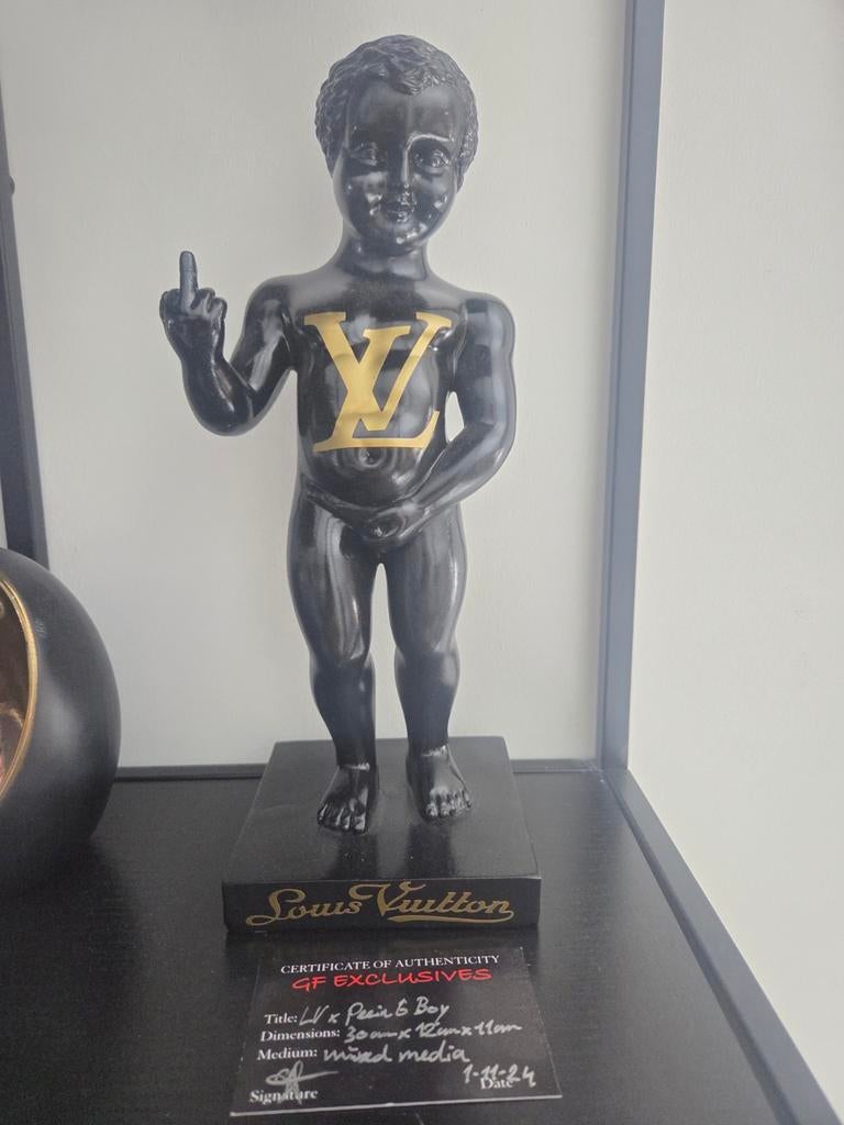 Louis Vuitton Decoratie - Beeldje 30cm, Ophalen of Verzenden, Zo goed als nieuw, Beeldje of Buste