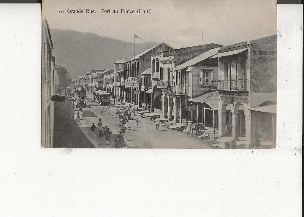 Haiti Grande Rue Port au Prince Recl Duif Zeeppoeder, Ophalen of Verzenden, Voor 1920, Ongelopen, Buiten Europa
