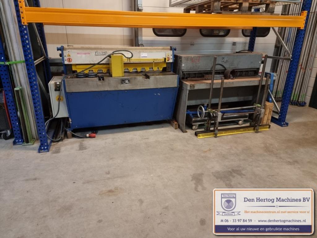 compact schaar plaatschaar knipbank guillotineschaar 400V, Ophalen of Verzenden, Gebruikt