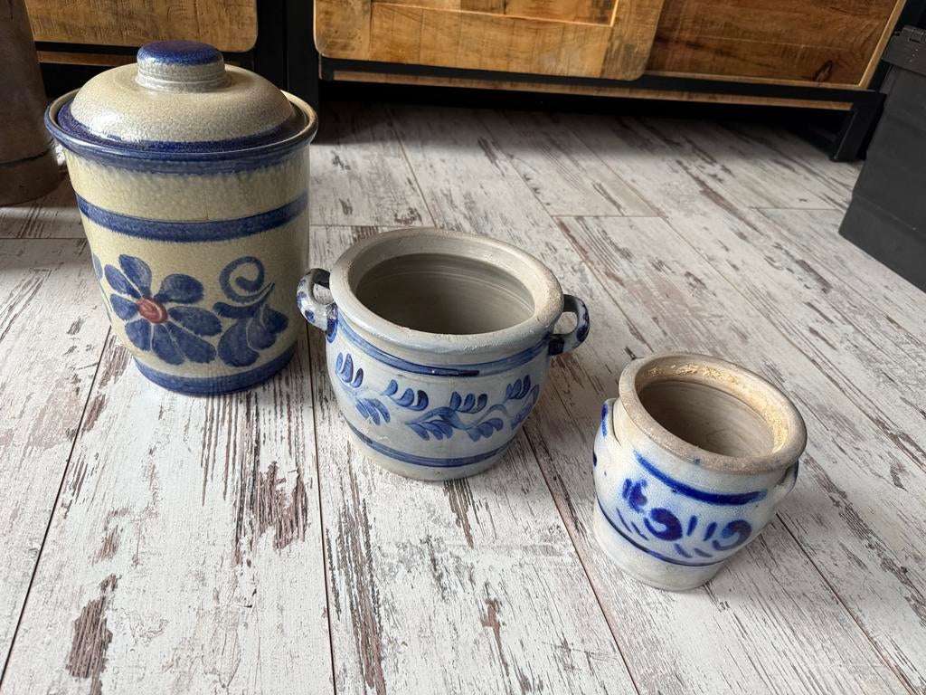 Oude Keulse potten set, Antiek en Kunst, Ophalen