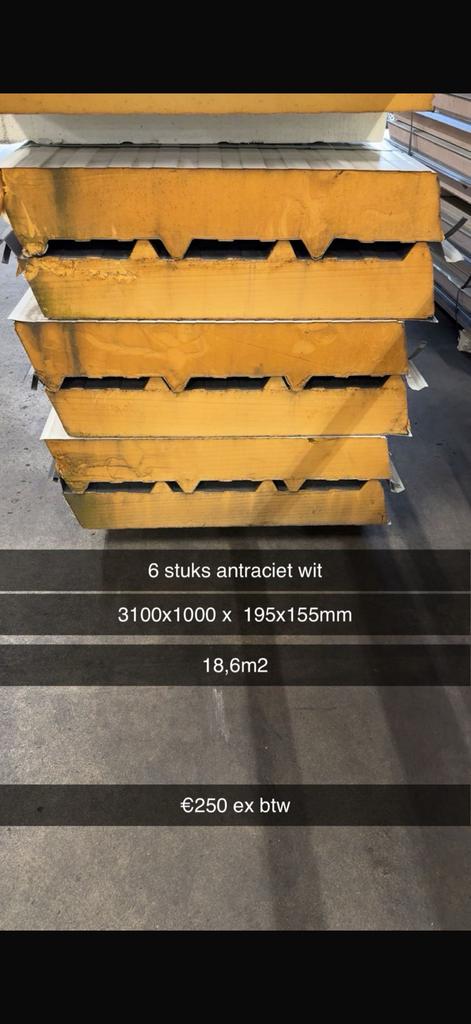 Sandwichpanelen dakpanelen b keus, Ophalen, Overige materialen