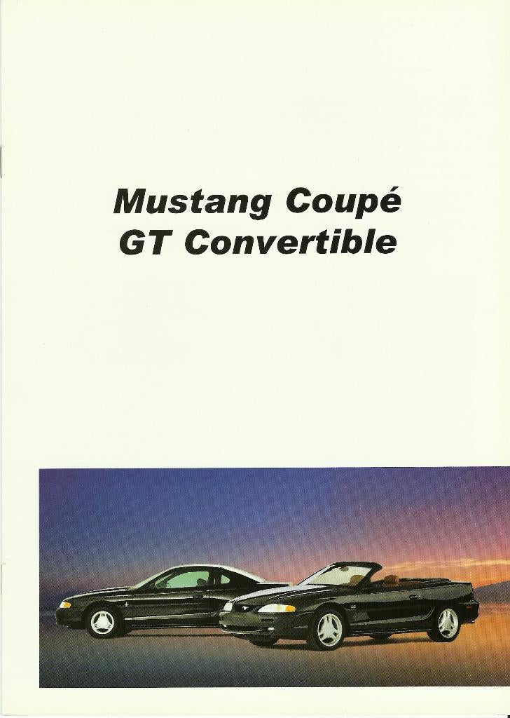 Ford Mustang folder, Ophalen of Verzenden, Zo goed als nieuw, Overige merken