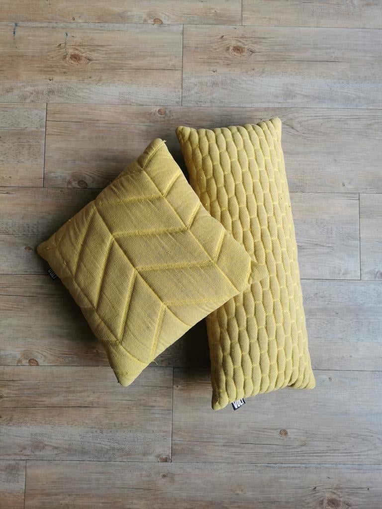 Volt Kussens Geel - Gebruikte staat, Ophalen, Gebruikt, Geel, Vierkant