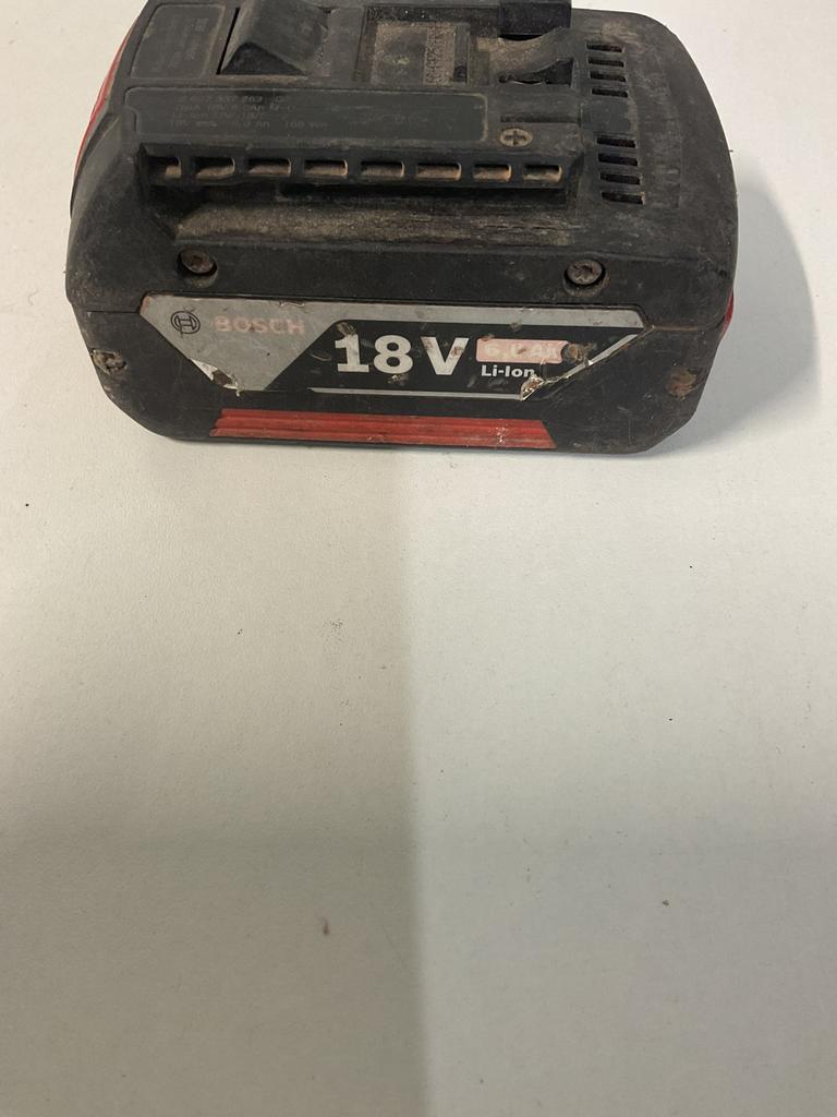 Bosch blauw professional  accu 6ah, Ophalen, Gebruikt