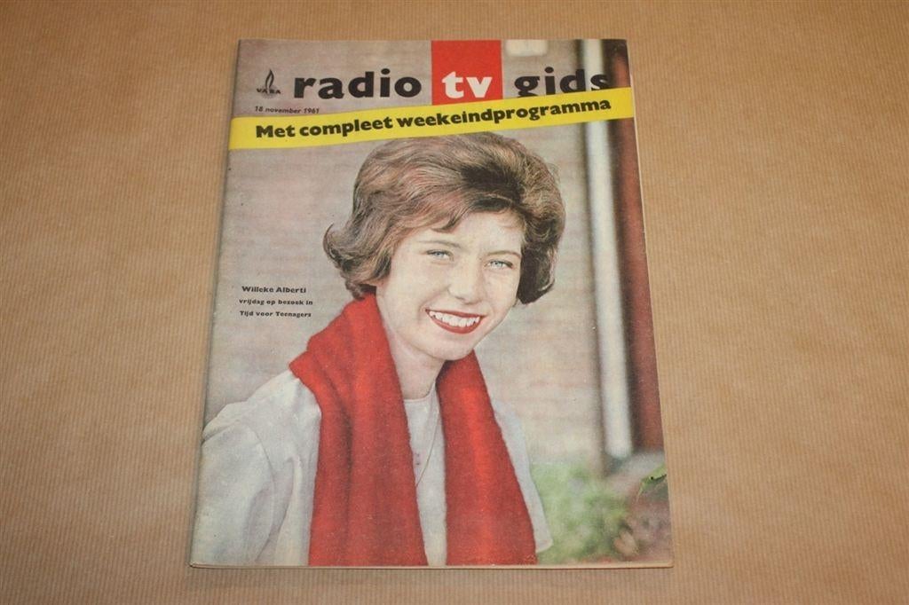 Vara Radio TV Gids - 18 november 1961, Boeken, Tijdschriften en Kranten, Ophalen of Verzenden, Zo goed als nieuw, Muziek, Film of Tv