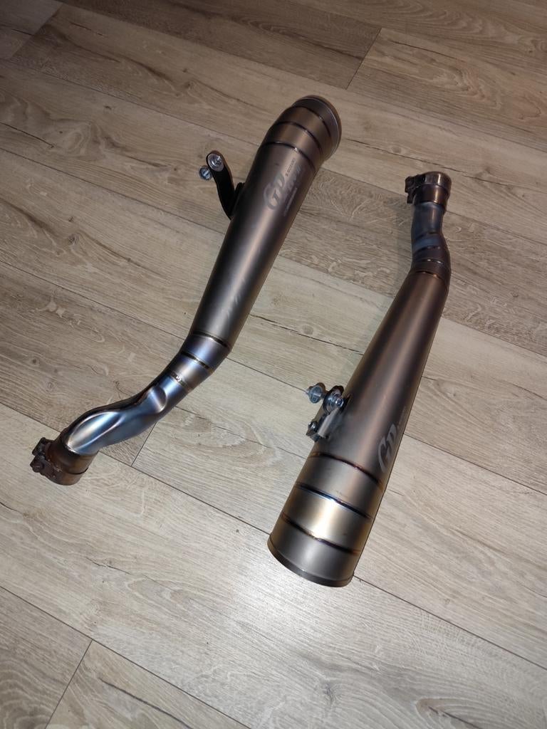 Yoshimura GP Evo-II titanium suzuki gsxr k7/k8 1000cc zgan, Motoren, Onderdelen | Suzuki, Ophalen of Verzenden