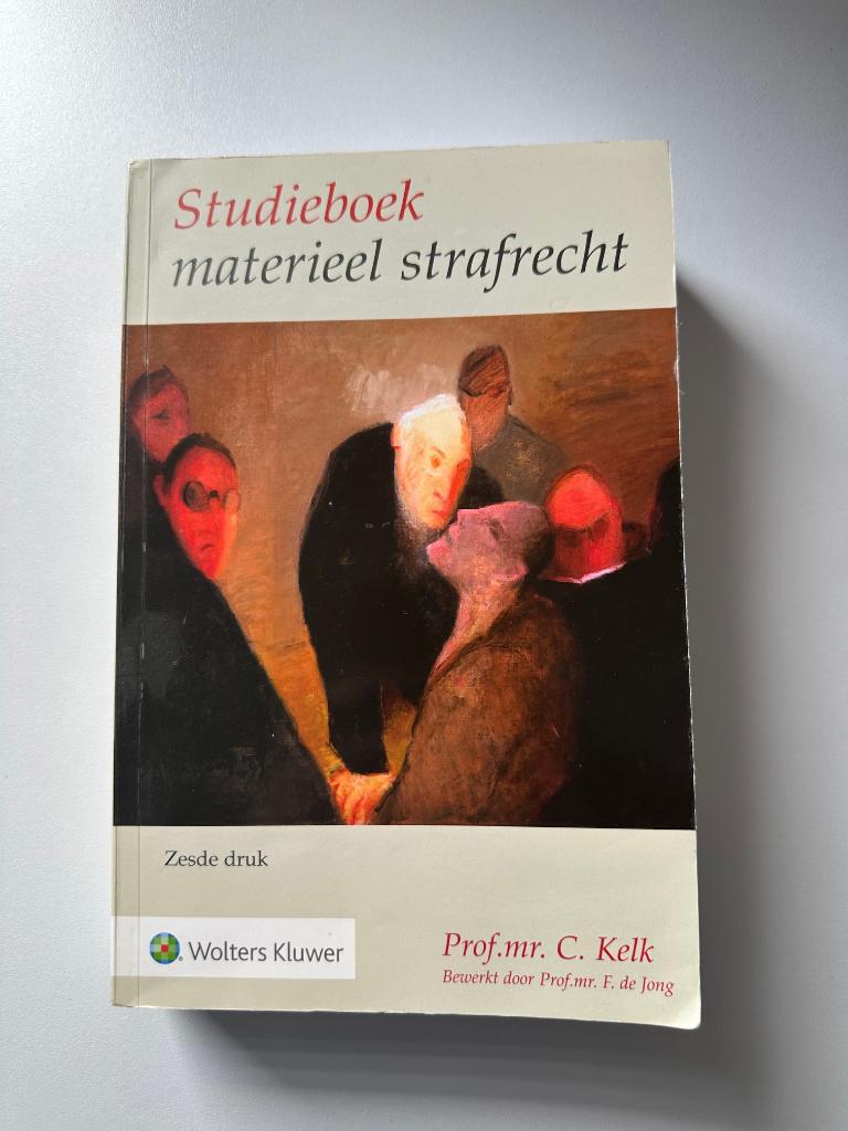 Materieel Strafrecht, Ophalen of Verzenden, Zo goed als nieuw, Sociale wetenschap