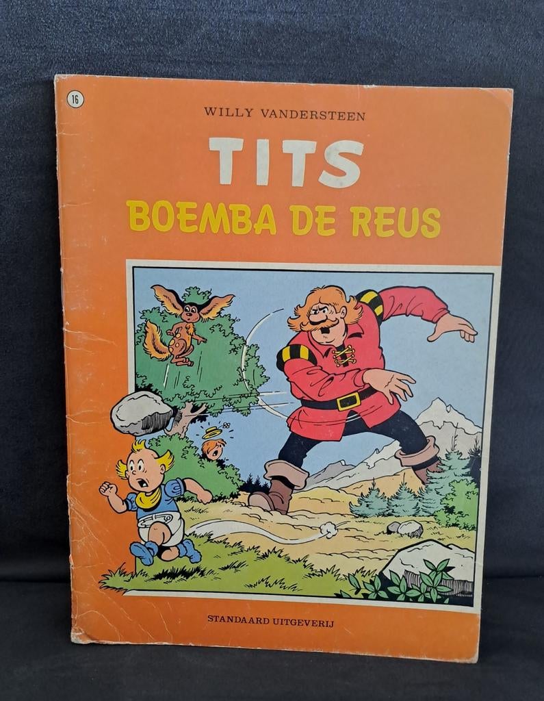 Willy vandersteen Tits Boemba de reus stripboek uit 1981, Eén stripboek, Ophalen of Verzenden, Gelezen, Willy Vandersteen