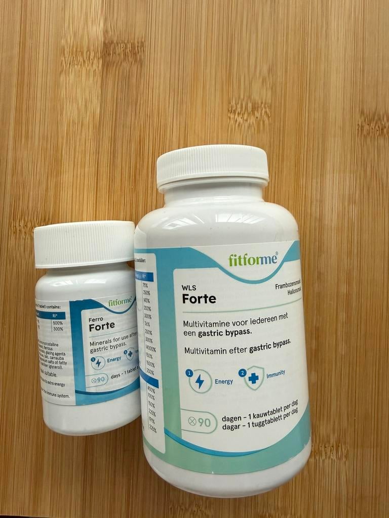 WLS Forte Multivitamine Gastric Bypass 90stuks, Sport en Fitness, Gezondheidsproducten en Wellness, Ophalen of Verzenden