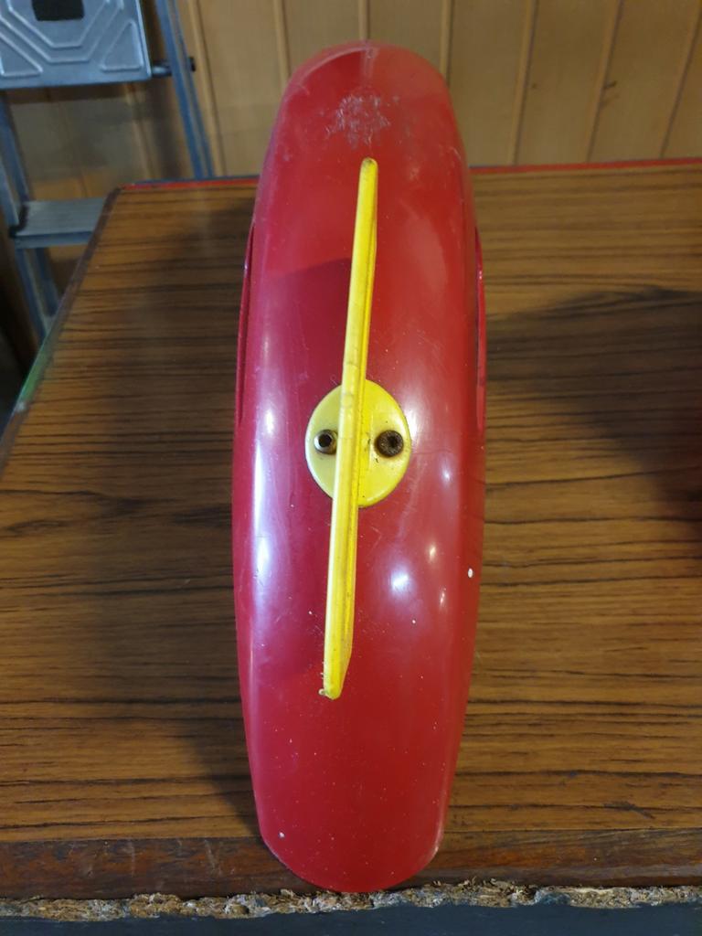 Honda mb5/8 mb50 mb 80 voorspatbord origineel rood, Ophalen of Verzenden, Gebruikt, Frame, Overige merken