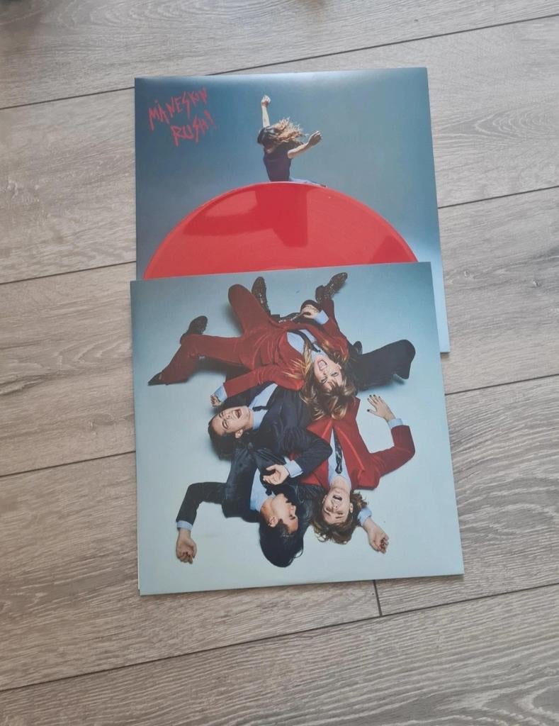 Maneskin RUSH lp rood, Ophalen of Verzenden, Zo goed als nieuw, 12 inch