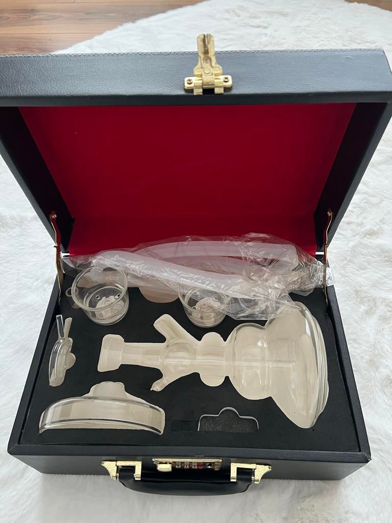 Glazen Shisha Waterpijp in Koffer, Ophalen of Verzenden