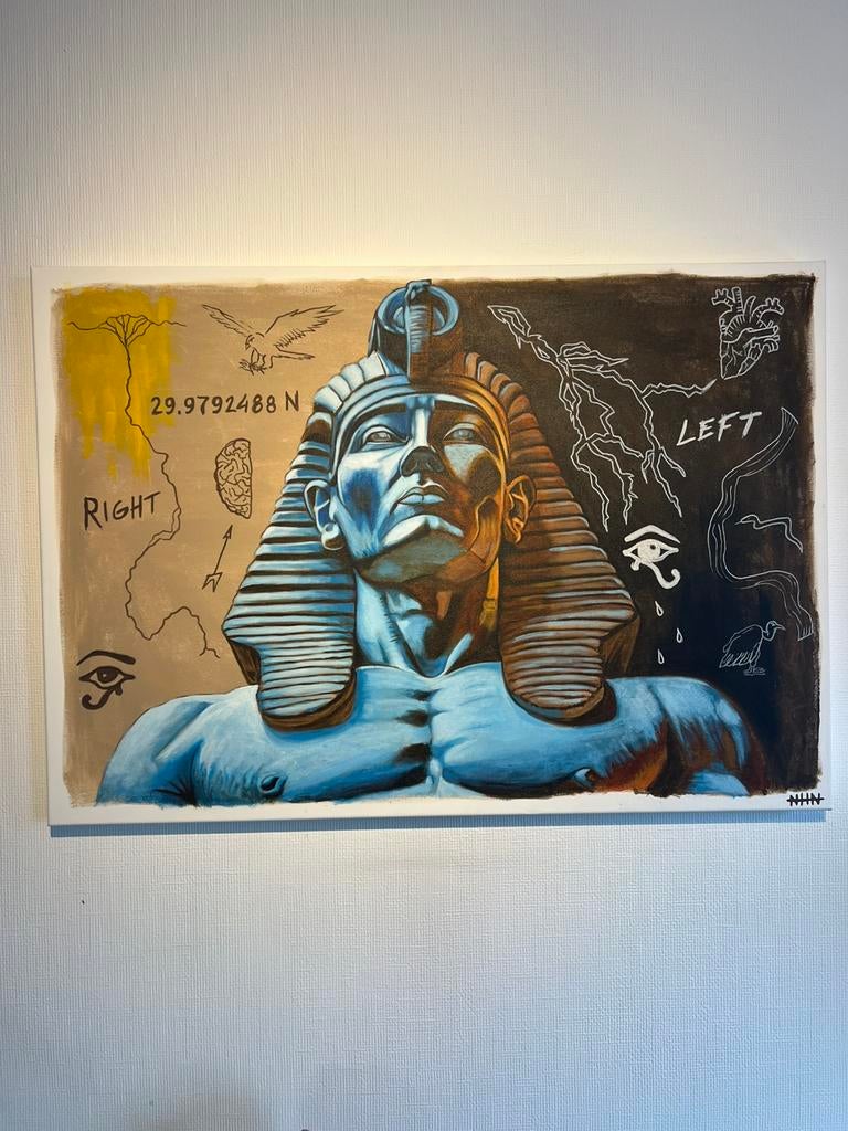 Origineel schilderij | NHN | Uniek werk | 100x70 cm, Ophalen of Verzenden