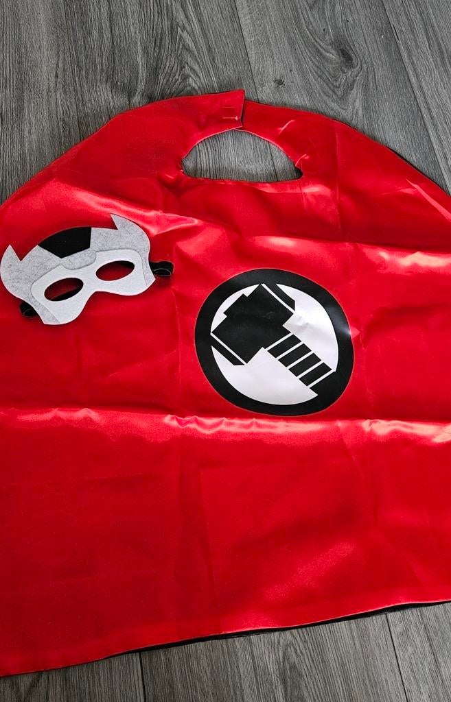 Thor Verkleedset Cape en Masker (Marvel), Kinderen en Baby's, Carnavalskleding en Verkleedspullen, Ophalen of Verzenden, Nieuw