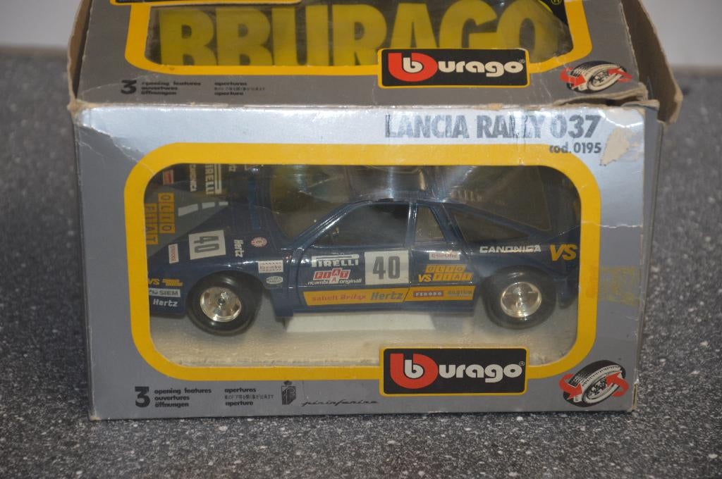 Lancia   Rally  037, Ophalen of Verzenden, Zo goed als nieuw, Auto, Bburago
