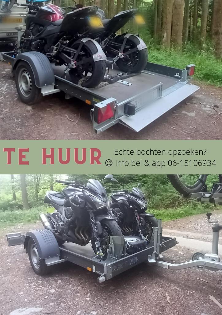 Motortrailer / motoraanhanger huren, Ophalen, Zo goed als nieuw
