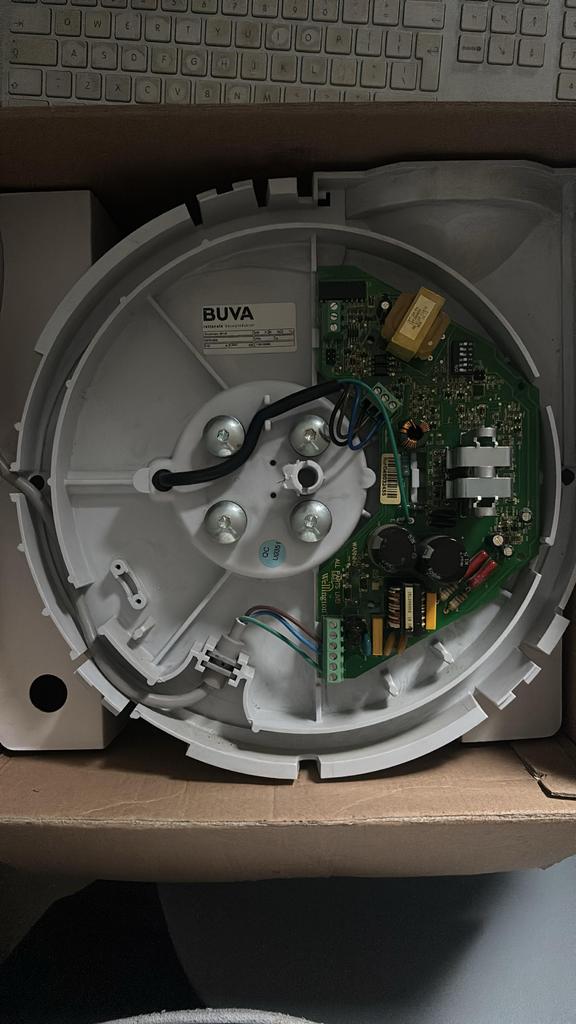 BUVA Boxstream II/2009 Motordeel Type I, versleten lagers, Ophalen of Verzenden, Gebruikt, Ventilator