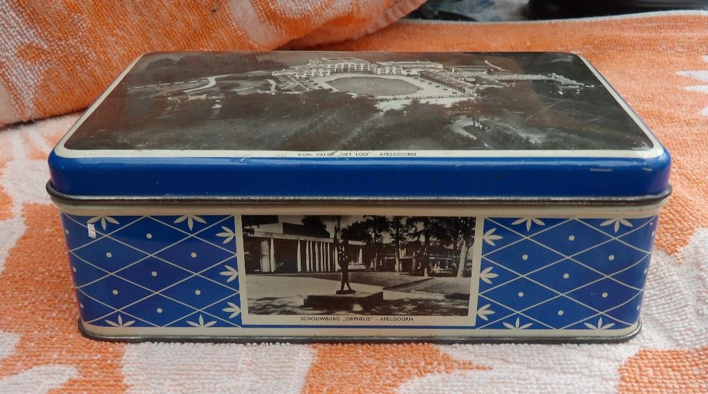 oud blik/ voorraadblik/ oude foto's Apeldoorn, Verzamelen, Blikken, Gebruikt, Overige, Overige merken, Ophalen of Verzenden