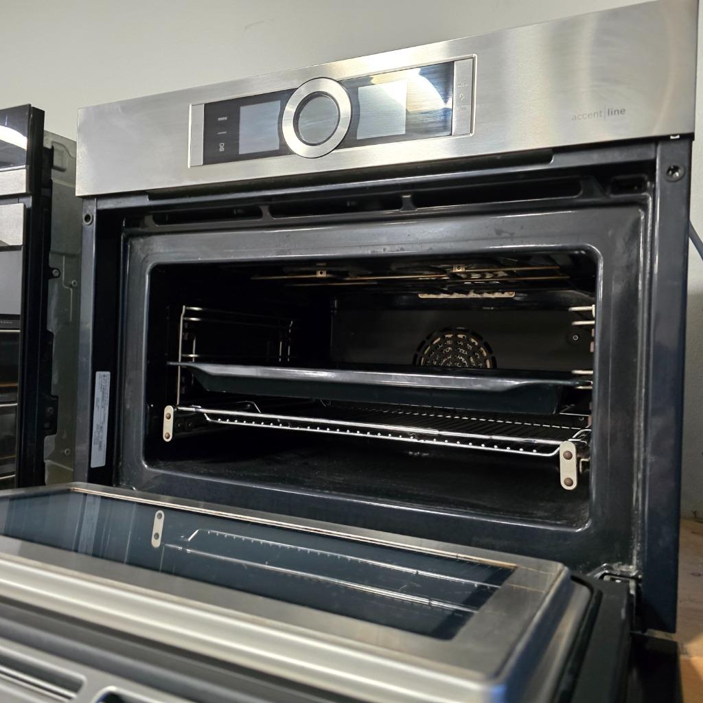 Bosch inbouw combi-oven CMG836NS1, Oven, Refurbished, Inbouw, 45 tot 60 cm