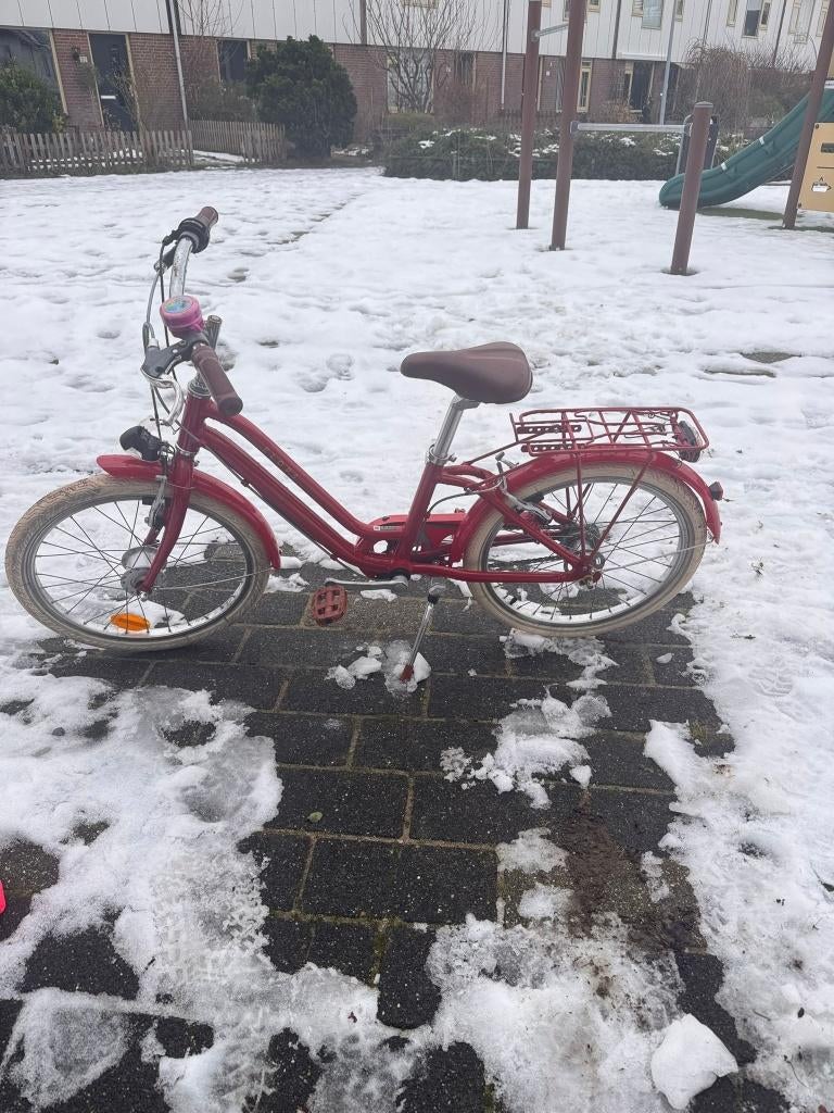 Stadsfiets voor kinderen Elops 900 rood 20 inch 6-9 jaar, Ophalen, Gebruikt, Handrem, Elops