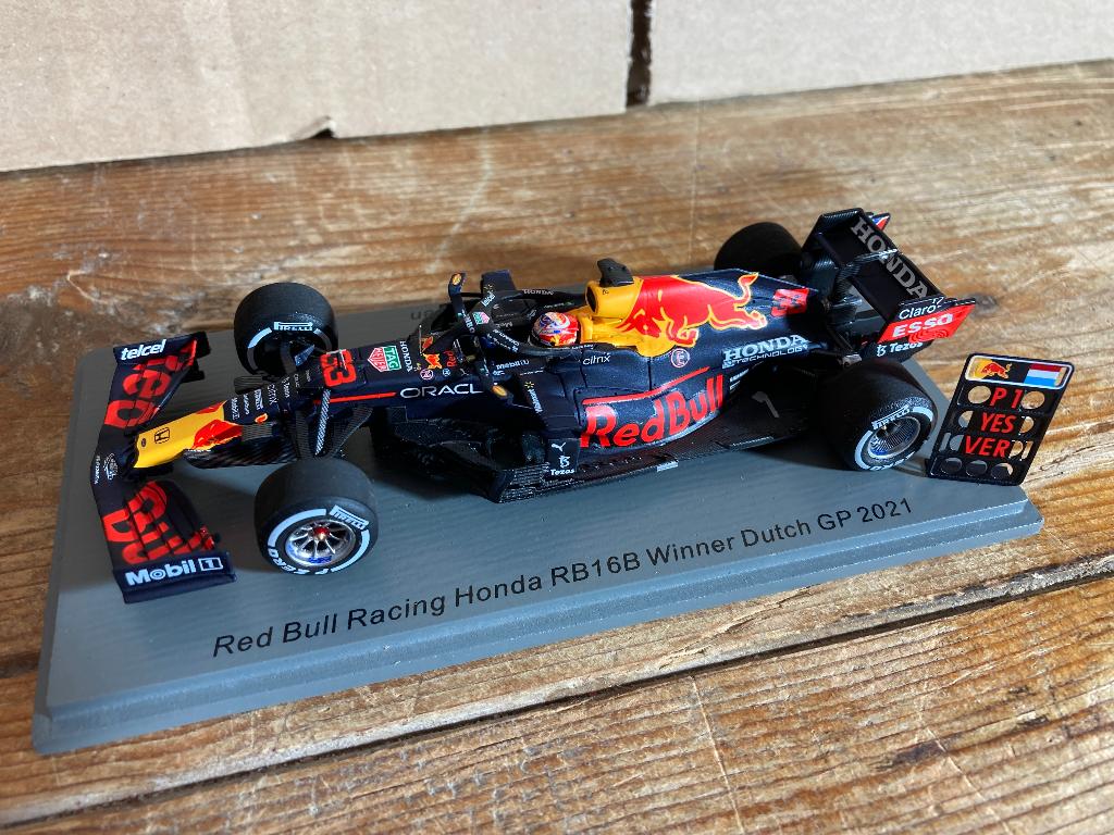 ✅ Max Verstappen 1:43 Winner Dutch GP 2021 RB16B Spark, Verzamelen, Ophalen of Verzenden, Nieuw, Formule 1