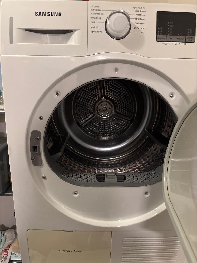 Warmtepomp droger van Samsung, Ophalen, 6 tot 8 kg, Luchtafvoer, Refurbished