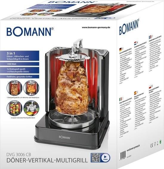 Bomann multi grill, Witgoed en Apparatuur, Ovens, Minder dan 45 cm, Minder dan 45 cm, Hete lucht, Nieuw
