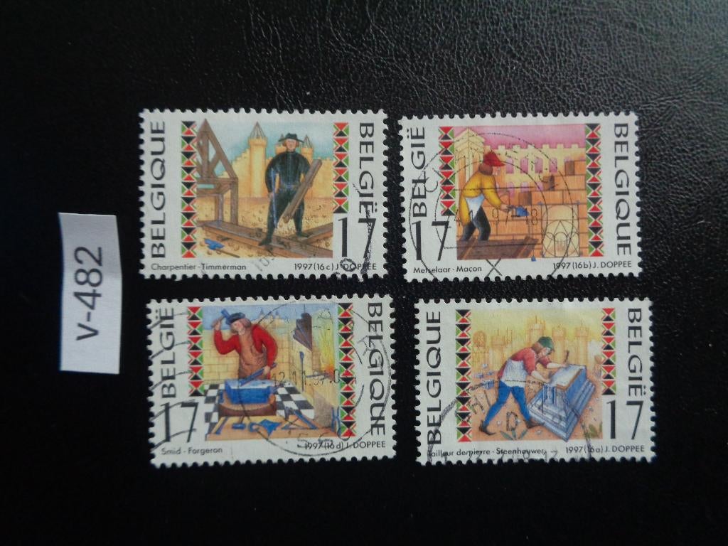 belgie - handwerk beroepen 1997 (v-482), Ophalen of Verzenden, Gestempeld