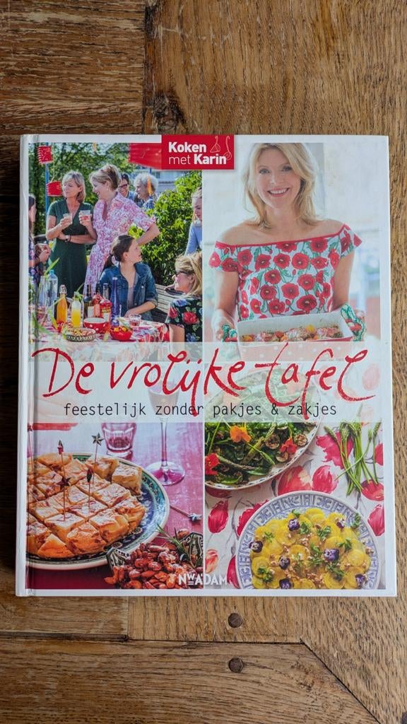De vrolijke keuken kookboek Karin Luiten, Ophalen, Zo goed als nieuw, Karin Luiten