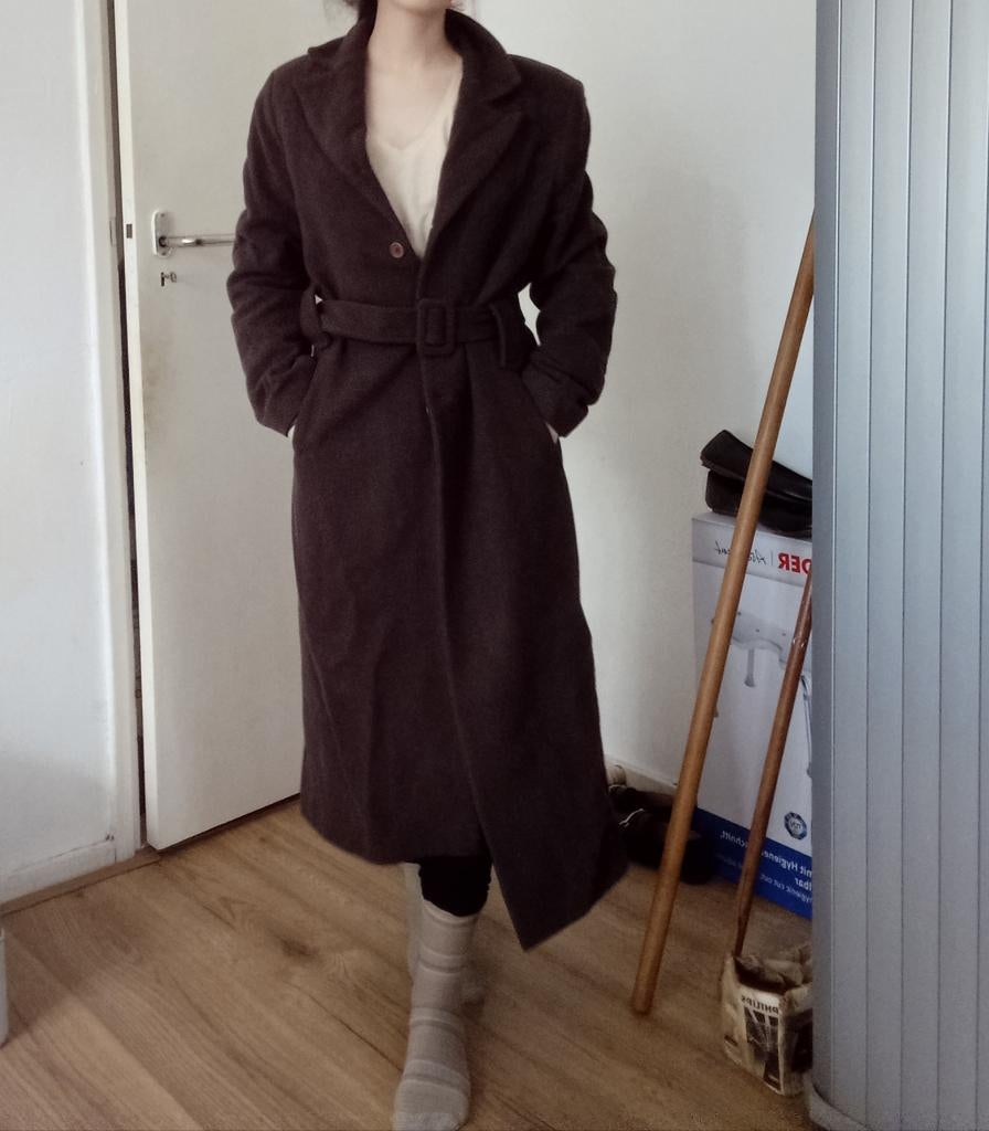 Max Mara bruine trenchcoat jas (M/L), Kleding | Dames, Bruin, Ophalen of Verzenden, Zo goed als nieuw, Maat 42/44 (L)