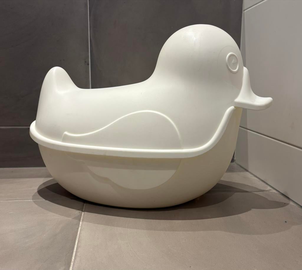 Leuke eend opbergbak voor bad spullen, Ophalen of Verzenden, Gebruikt