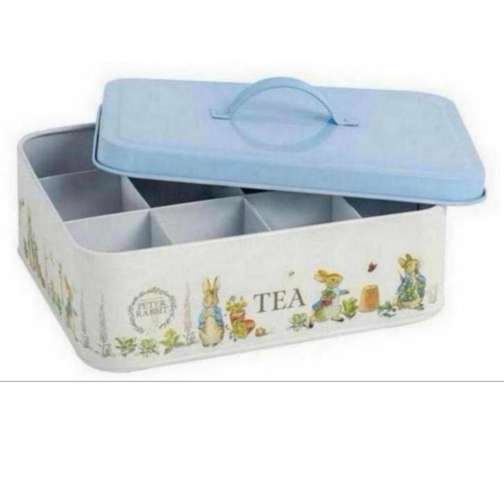Peter Rabbit Classic Tea Caddy - Blikken theedoos thee-doos, Verzamelen, Blikken, Ophalen of Verzenden, Nieuw, Thee
