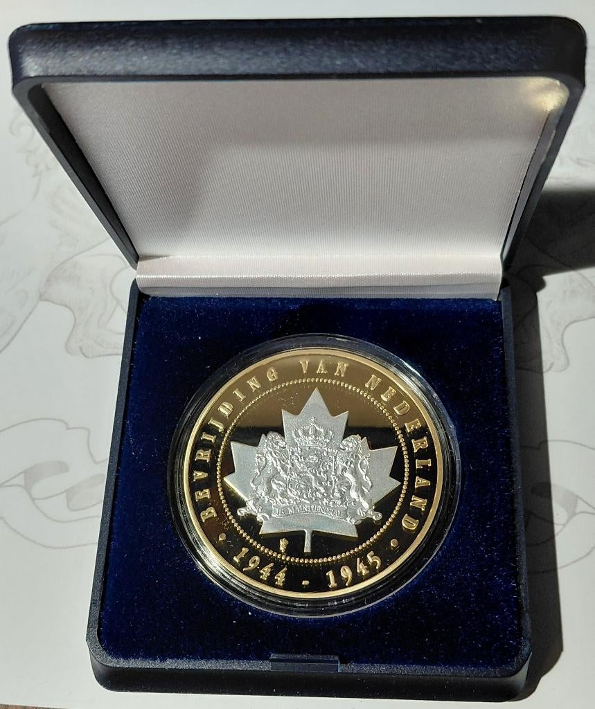 Munt: D-Day 80-jaar vrijheid, Postzegels en Munten, Ophalen of Verzenden, Koningin Wilhelmina, Overige waardes, Setje