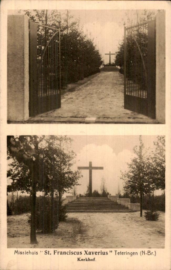 Teteringen - Missiehuis St. Franciscus Xaverius - Kerkhof, Verzamelen, Ansichtkaarten | Nederland, Ophalen of Verzenden, 1920 tot 1940