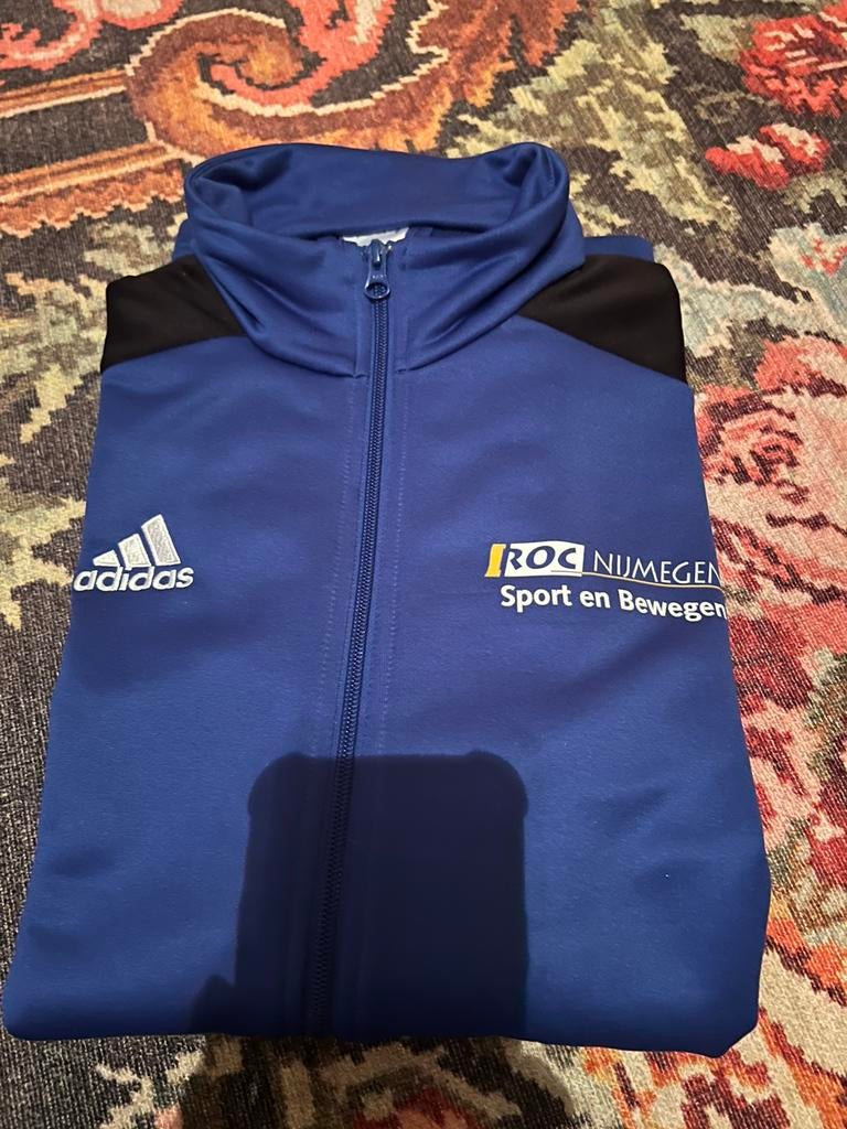 Adidas sport traning jacket, Maat 52/54 (L), Blauw, Nieuw, Ophalen of Verzenden