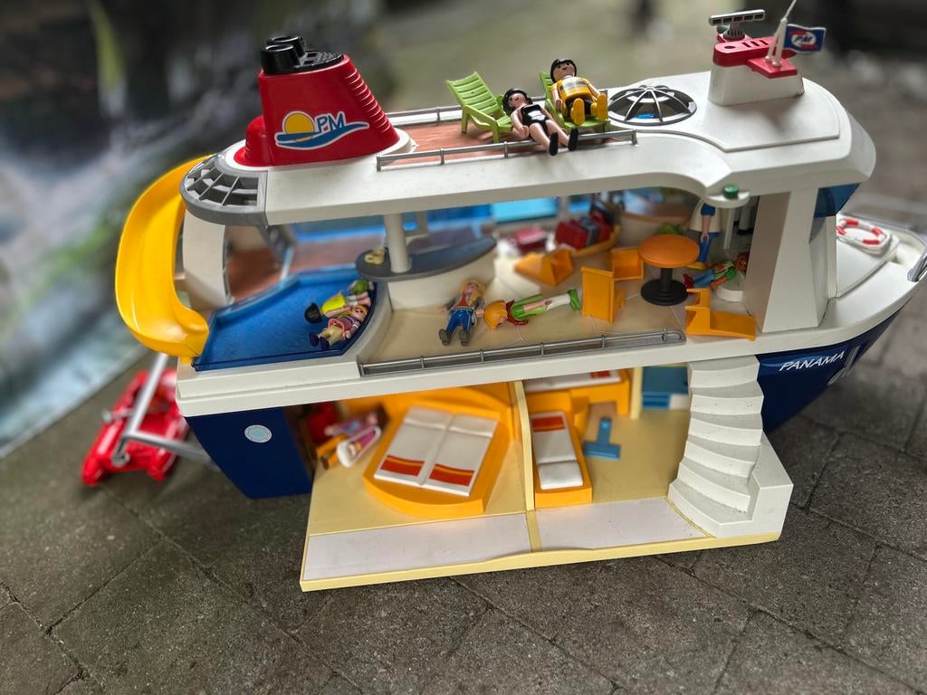 Playmobil Cruiseschip met Bananenboot, Ophalen of Verzenden, Gebruikt, Complete set