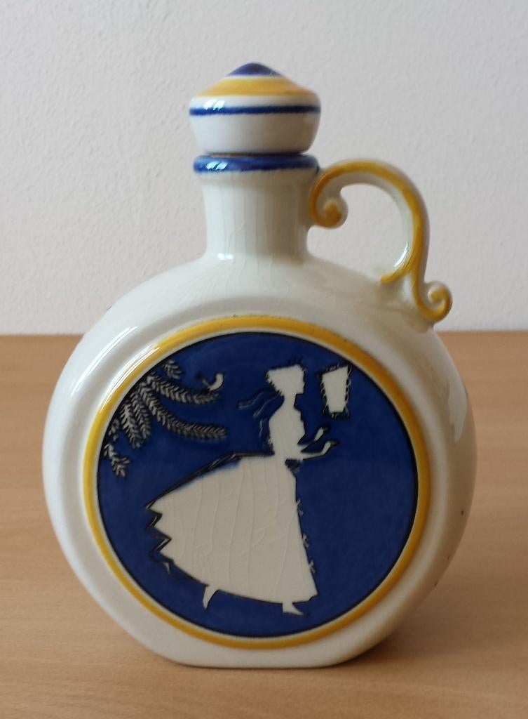 Kruikje Riem & Honig - Gekleurd Delfts Aardewerk - 1970, Verzamelen, Merken en Reclamevoorwerpen, Riem & Honig, Gebruikt, Gebruiksvoorwerp