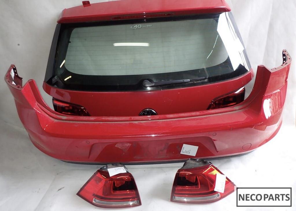 VOLKSWAGEN GOLF 7 ACHTERKLEP ACHTERLICHTEN ACHTERBUMPER, Auto-onderdelen, Gebruikt, Volkswagen, Ophalen of Verzenden, Achter