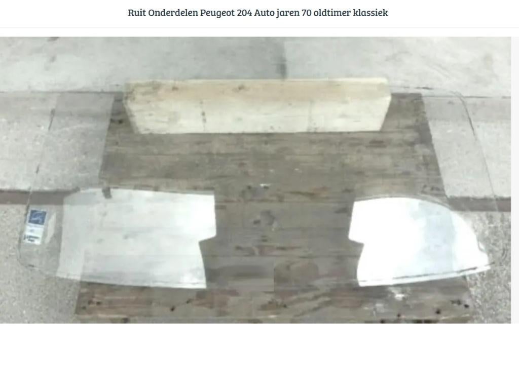 Peugeot 204 Ruit Achterramen raam auto en nog paar items, Auto-onderdelen, Ophalen, Gebruikt, Peugeot