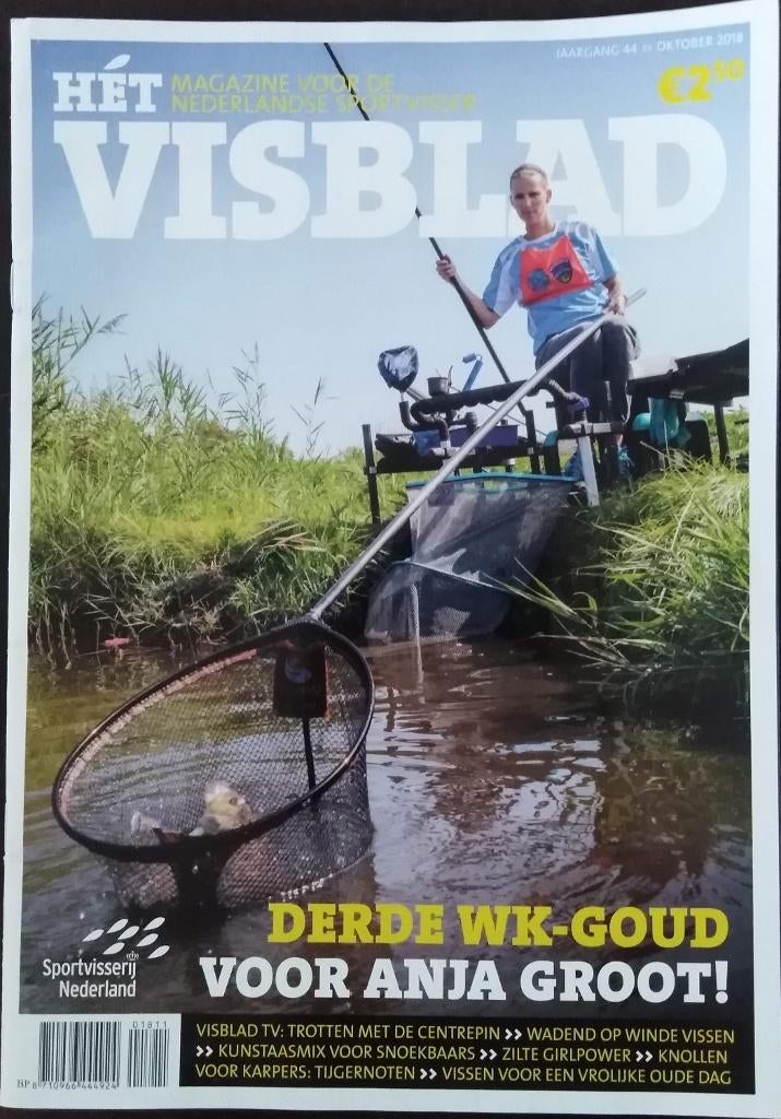 Het Visblad - oktober 2018 - Dirk Gebben, Ophalen of Verzenden, 1980 tot heden, Nederland, Tijdschrift