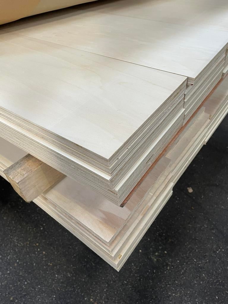 Multiplex stroken populieren, okoume en berken, Ophalen of Verzenden, Nieuw, Multiplex, 20 tot 50 mm