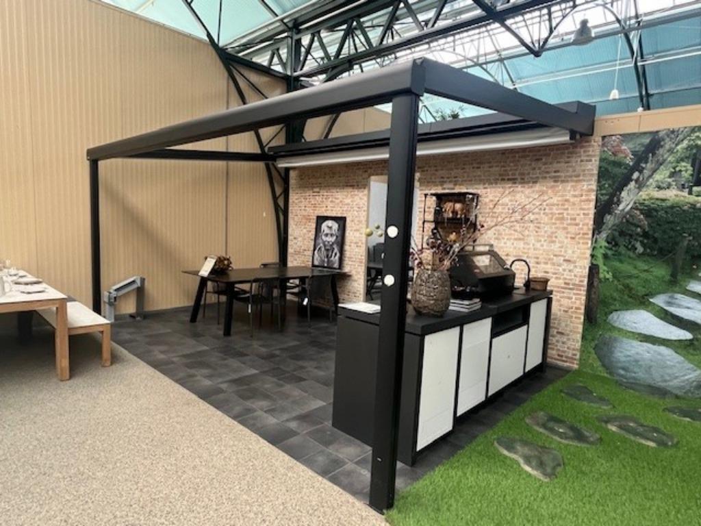 Showroommodel | Terrasoverkapping Stobag Rivera, Ophalen, Gebruikt, Veranda
