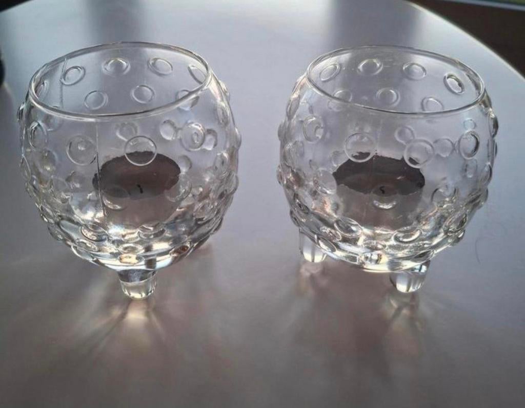 6 Iittala waxinelichten type Major., Ophalen of Verzenden, Zo goed als nieuw, Overige materialen, Minder dan 25 cm