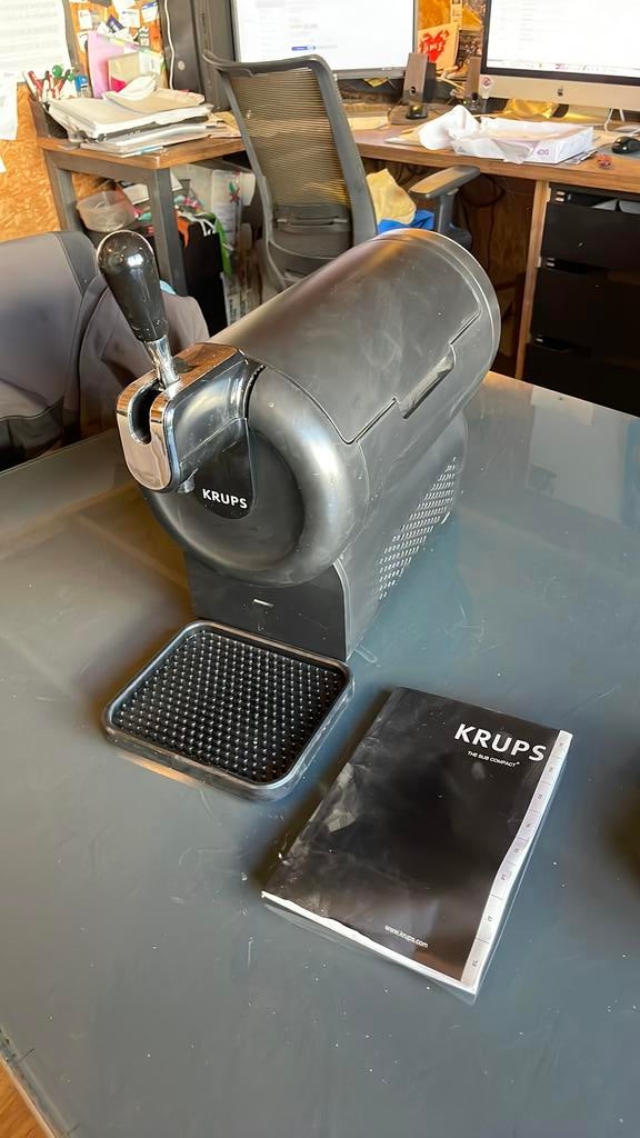 Krups sub compact biertap, Witgoed en Apparatuur, Thuistaps, Ophalen, Zo goed als nieuw, Krups