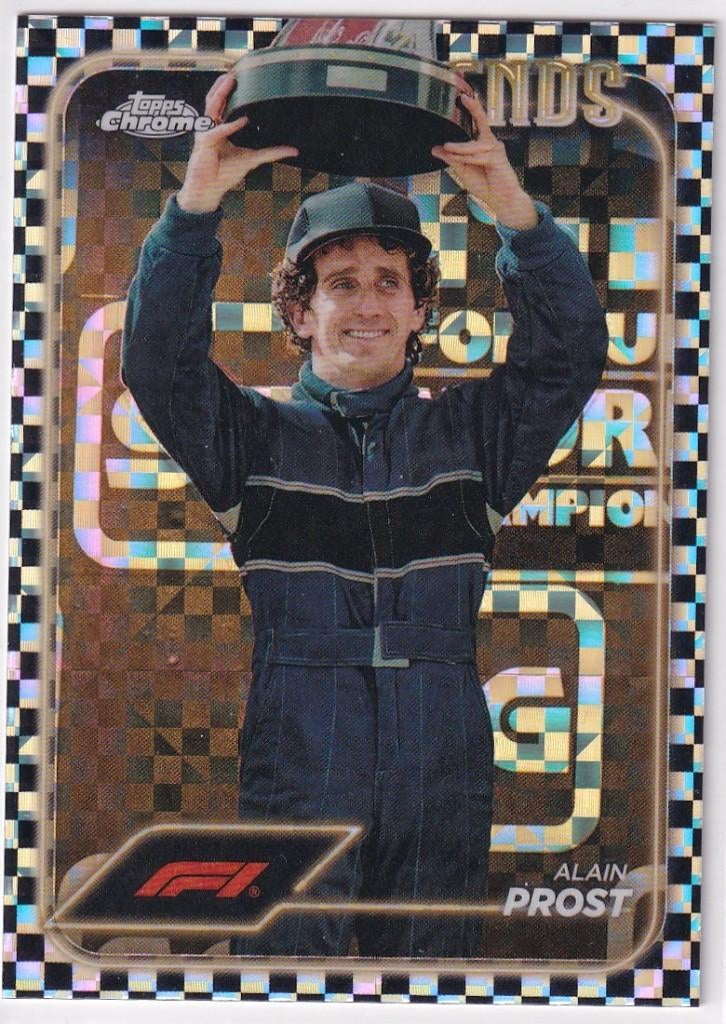Alain Prost Checker Refractor #195, Verzenden, Nieuw, Formule 1
