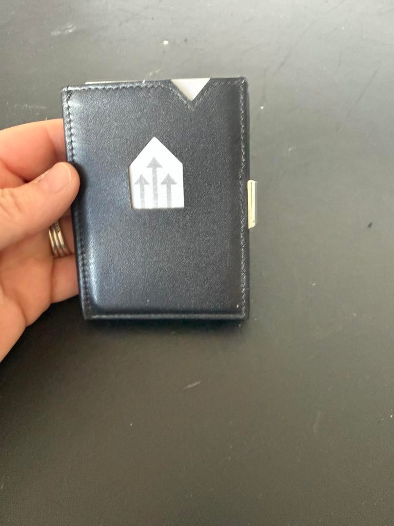Portemonnee pasjeshouder zwart, Ophalen of Verzenden, Zo goed als nieuw, Zwart